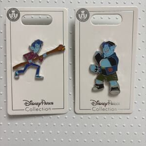 Disney Parks Lot of 2 Onward Pins Ian & Barley Lightfoot OE Open Edition